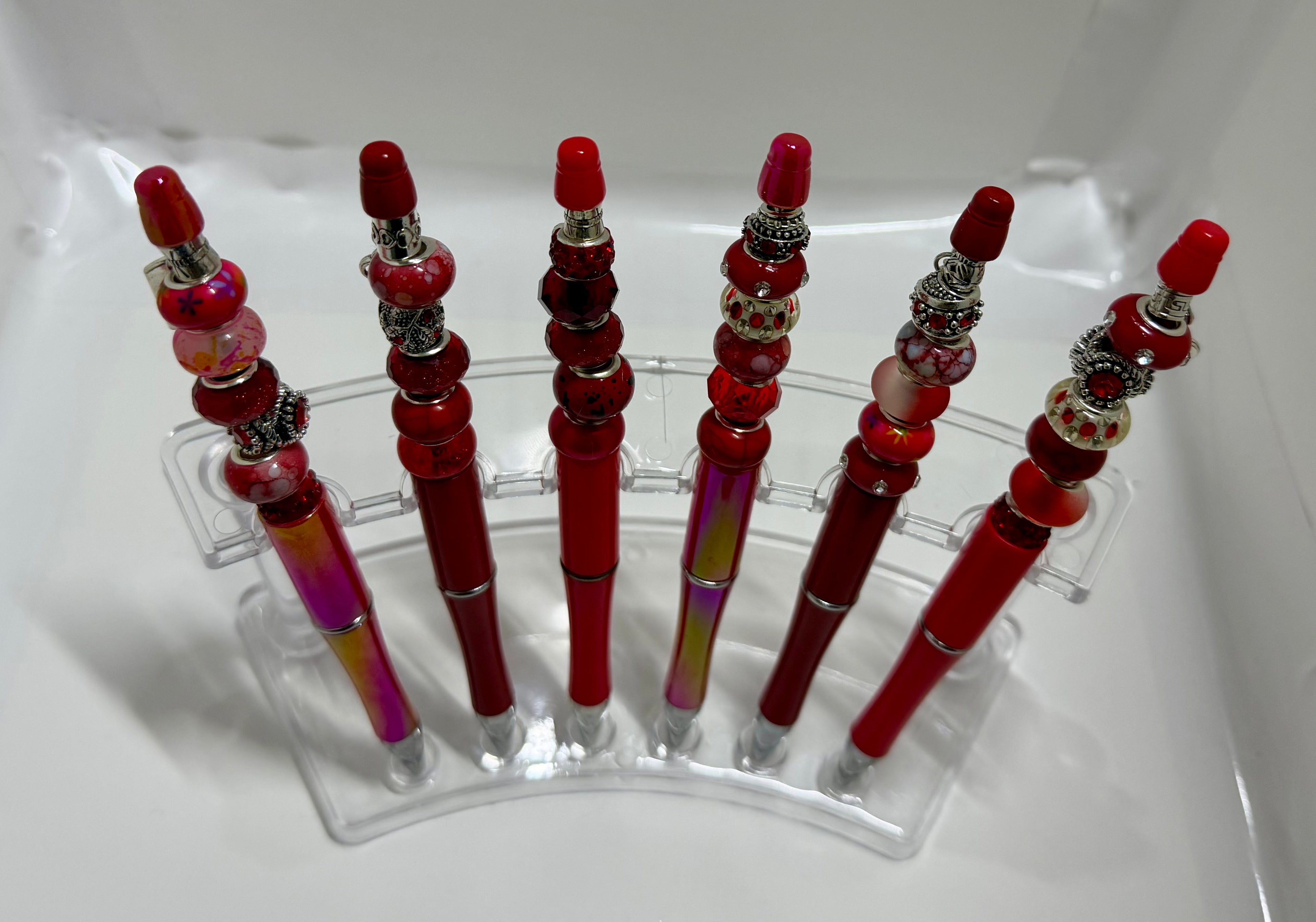 Radient Reds. Red Flow Pen - Fidget and Flow