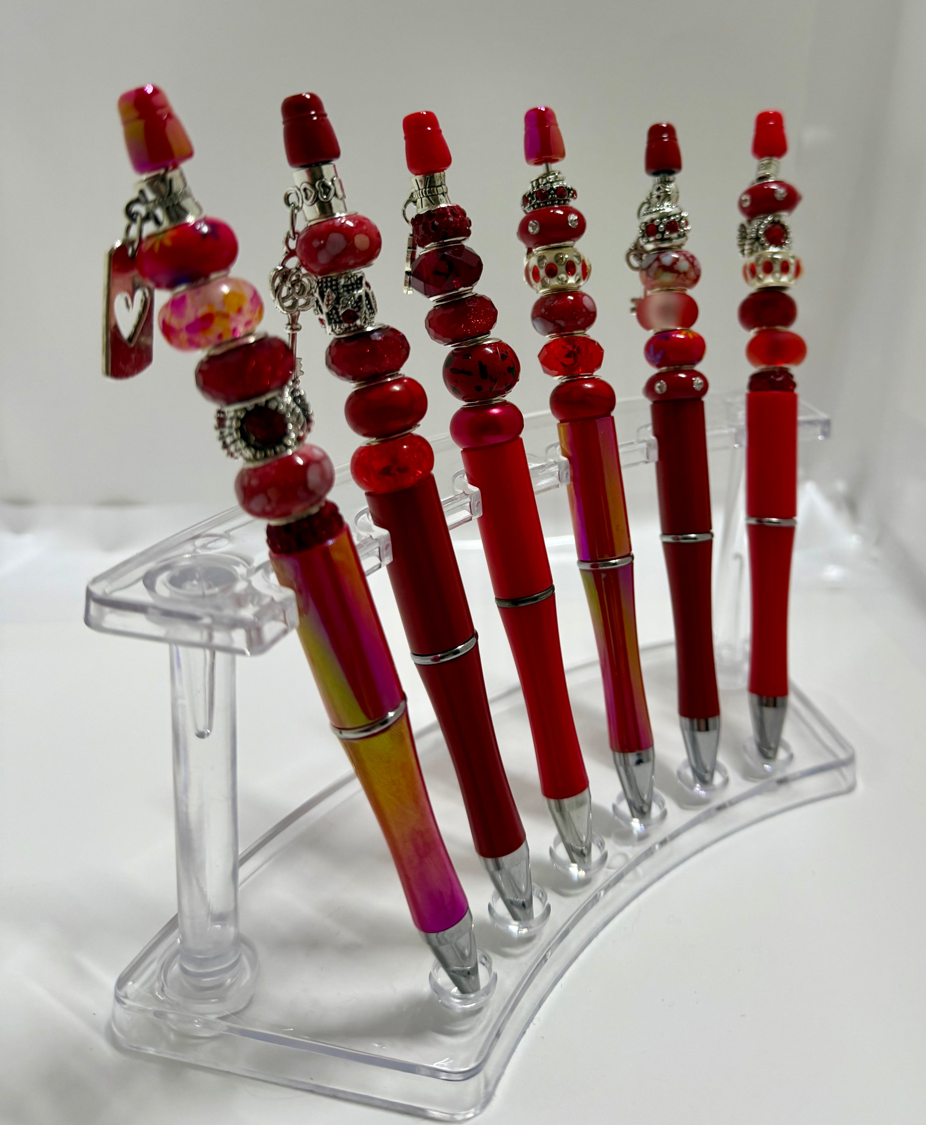 Radient Reds. Red Flow Pen - Fidget and Flow